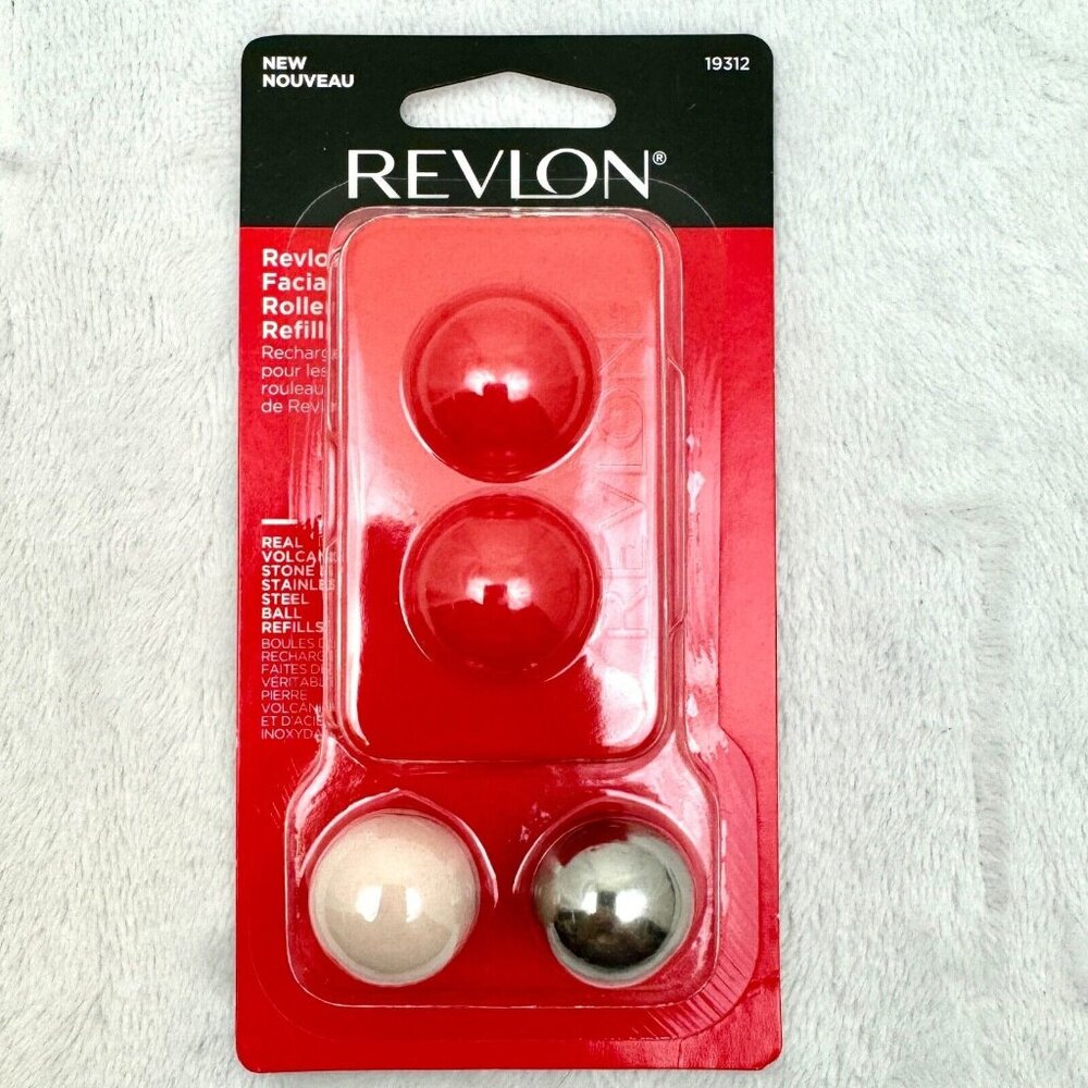 Revlon Oil Absorbing & Cooling Facial Roller Refill Pack in Storage Case New